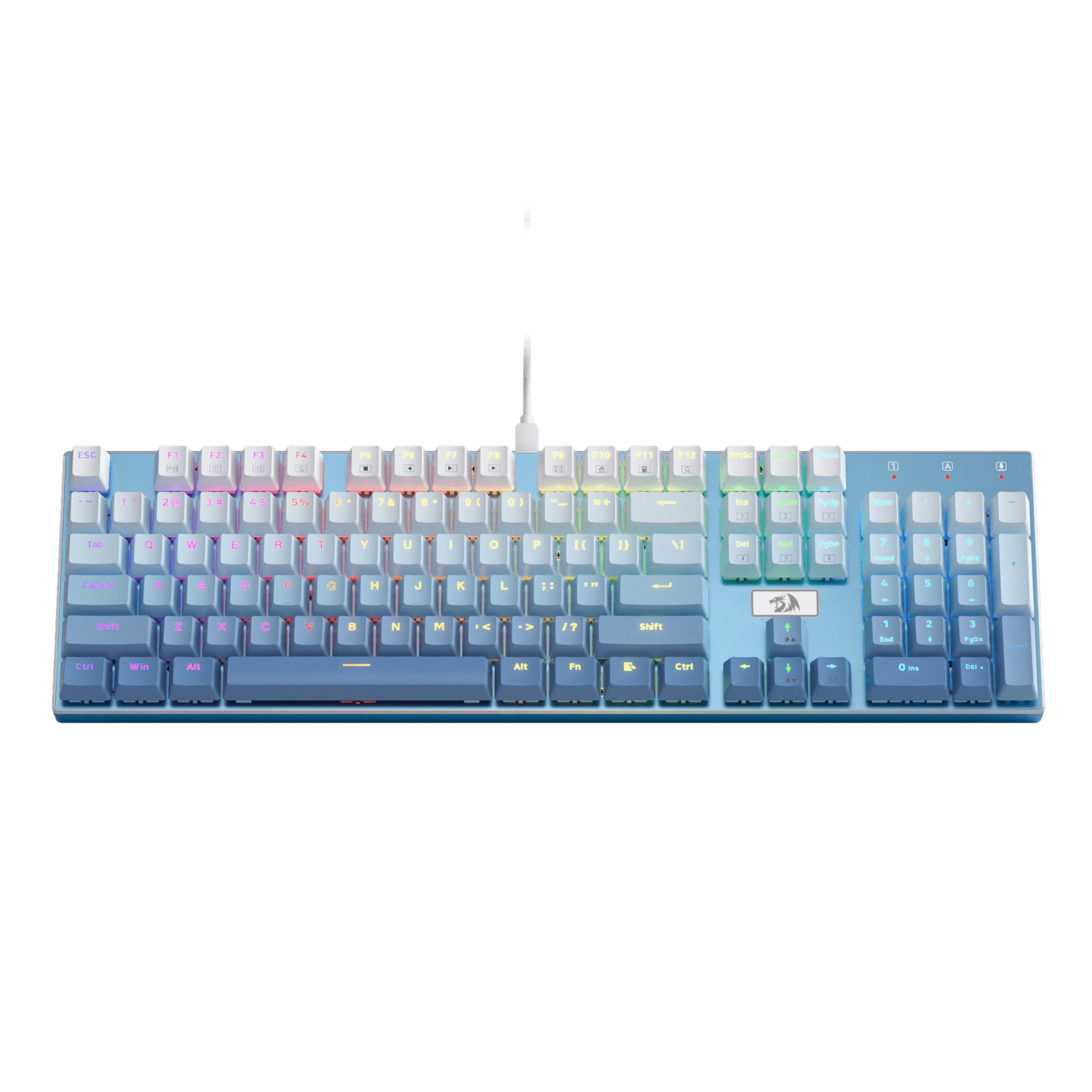 Redragon K556 DEVARAJAS RGB Mechanical Gaming Keyboard with (Brown Switches)