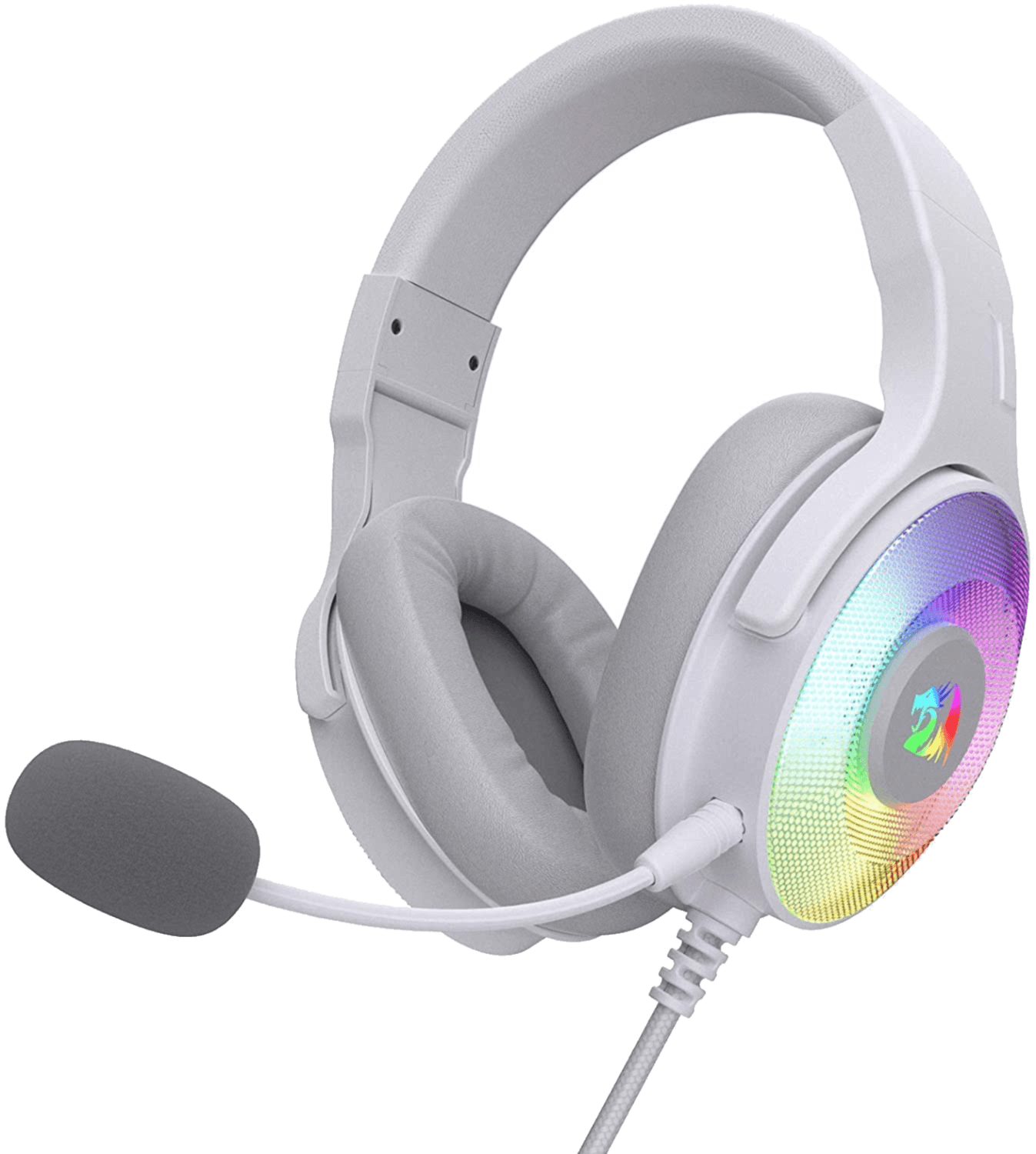 Redragon H350W PANDORA RGB USB Gaming Headset (White)