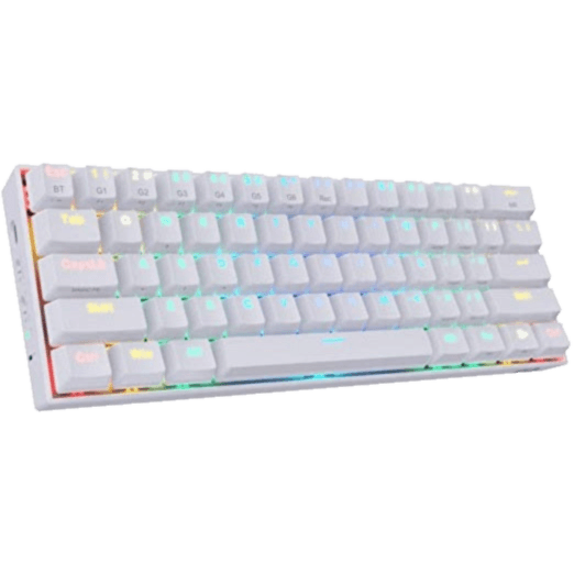 Redragon K530W RGB Draconic Wireless Mechanical Gaming Keyboard with Red Switches (White)