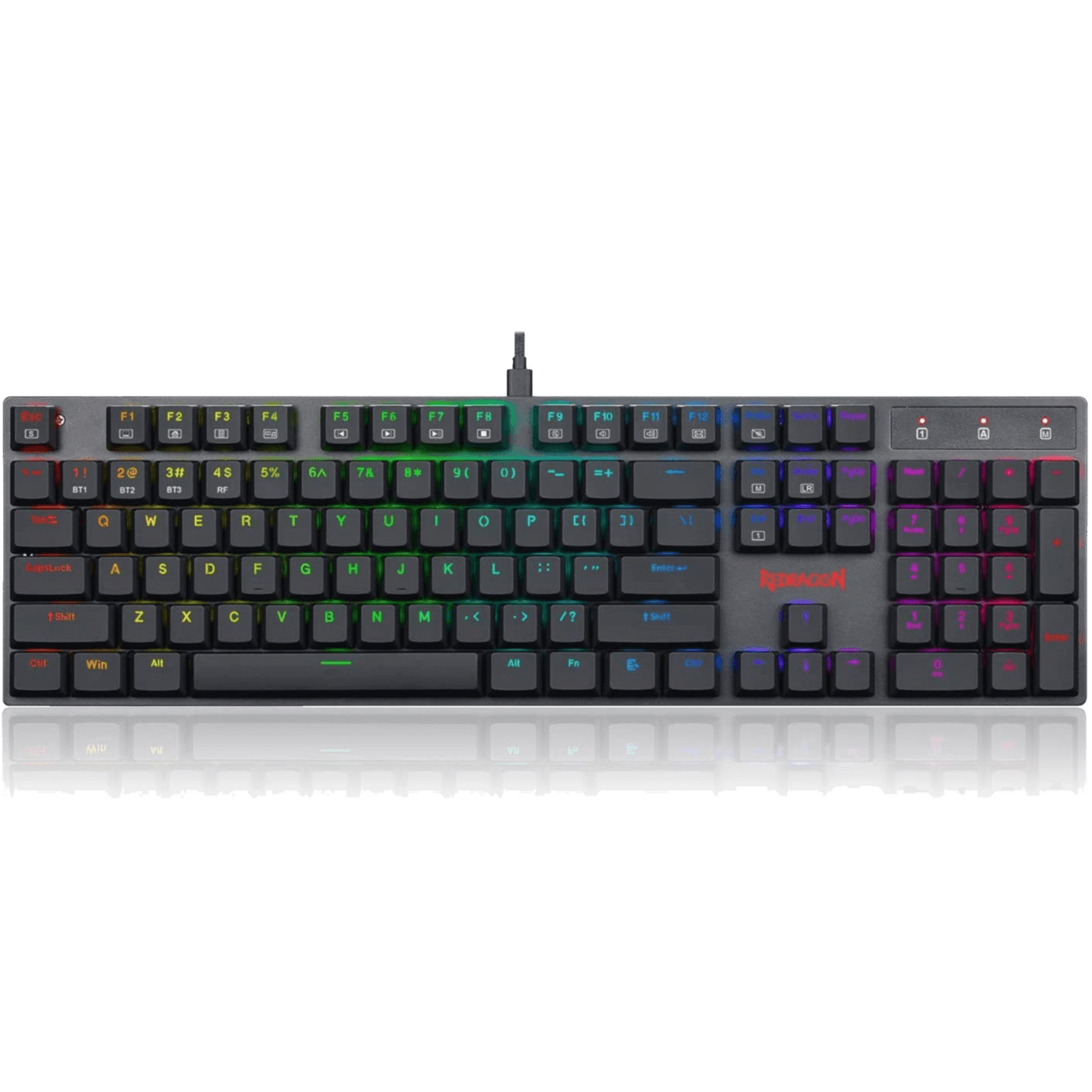 Redragon K535 APAS RGB Backlit Wired, Bluetooth Mechanical Gaming Keyboard