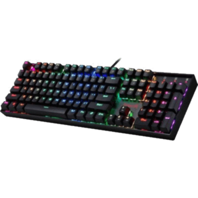 Redragon K551 RGB-1 MITRA Wired Mechanical Keyboard with Blue Switches (Black)
