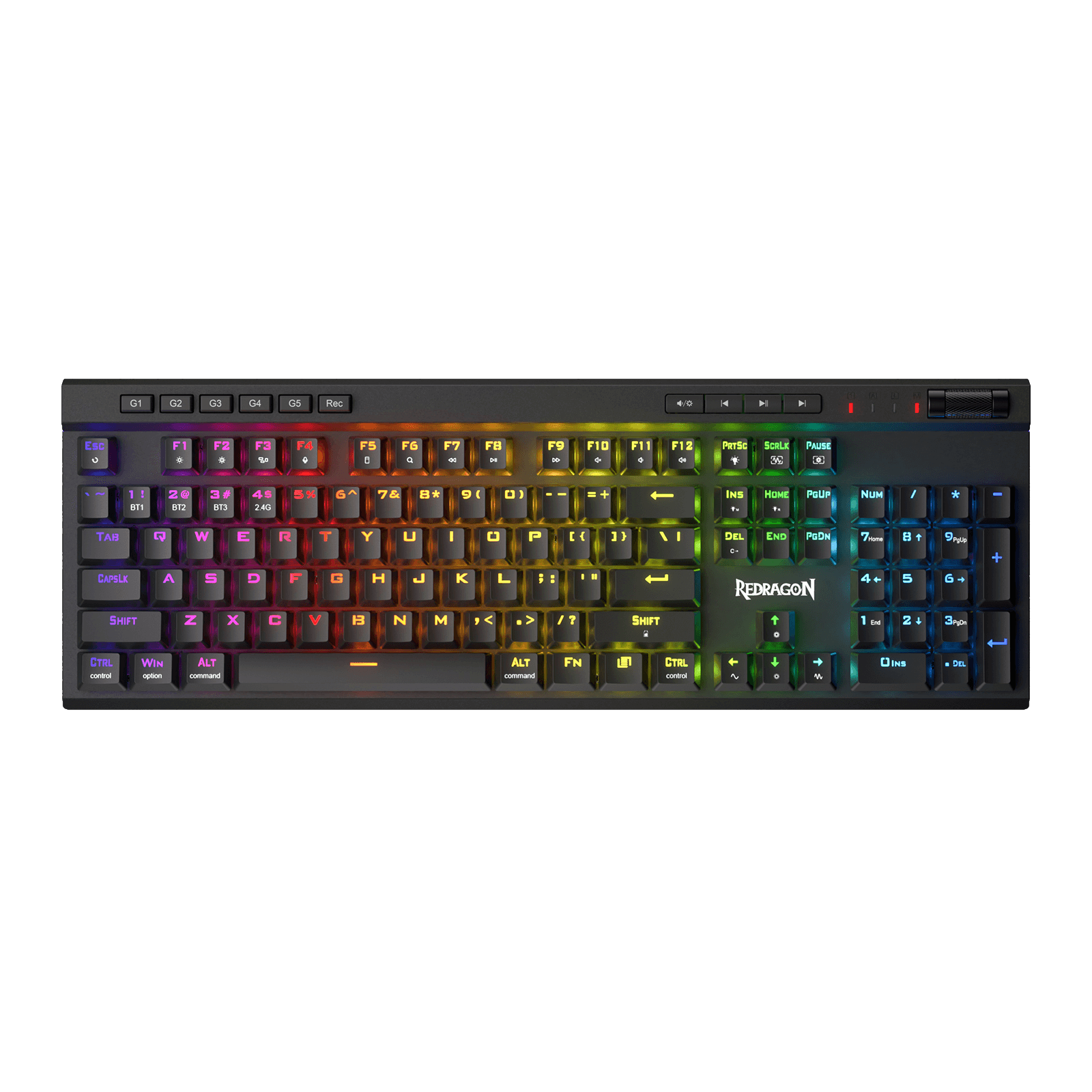 Redragon K580 VATA RGB Backlit Mechanical Gaming Keyboard (Black)
