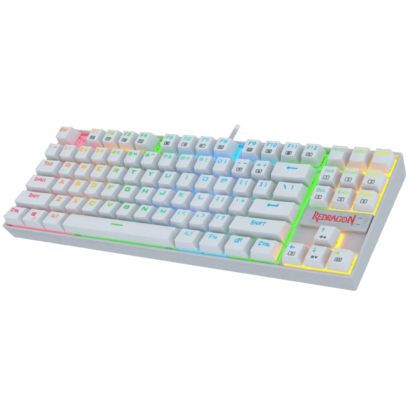 Redragon K552W KUMARA RGB Mechanical Gaming Keyboard (White)