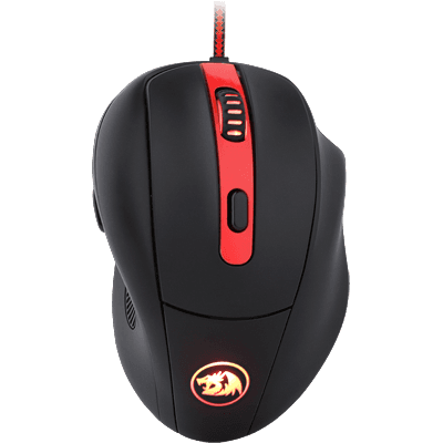 Redragon M605 SMILODON Optical USB Wired Gaming Mouse, 2000 DPI (Black)