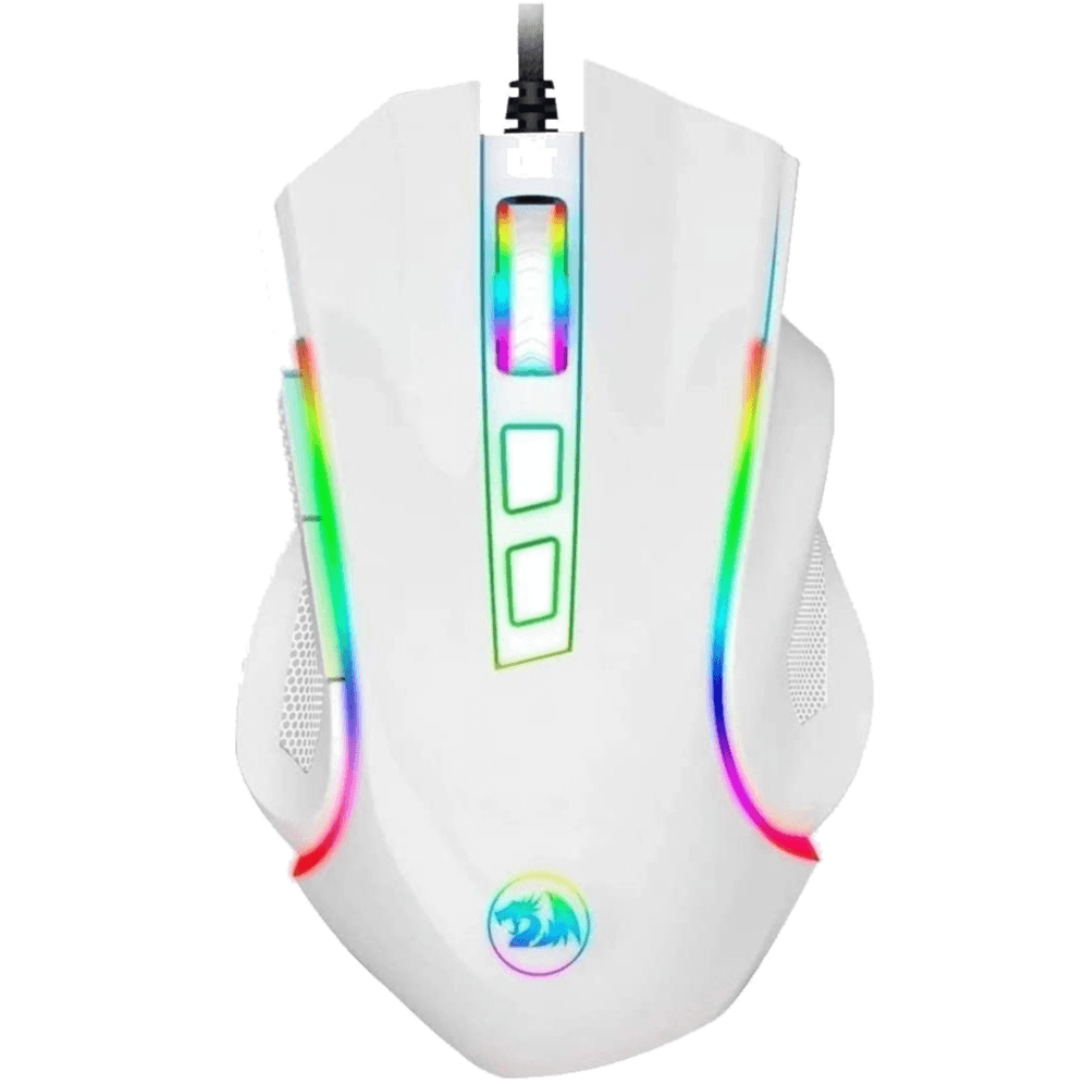 Redragon M607W GRIFFIN RGB Gaming Mouse, 7200 DPI (White)