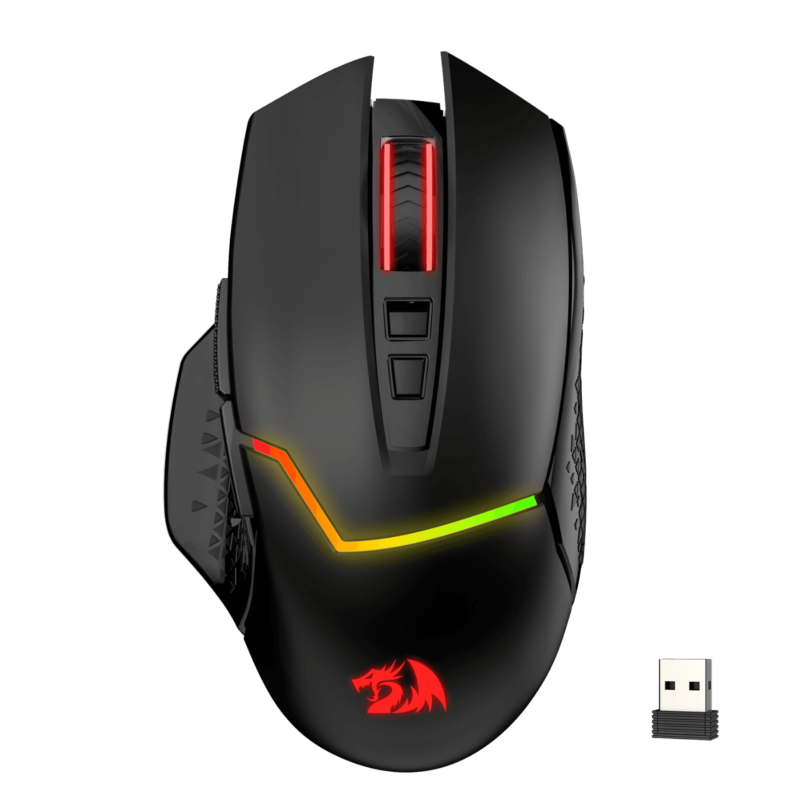 Redragon M690 MIRAGE Wireless Gaming Mouse, 8 Buttons, 4800 DPI (Black)