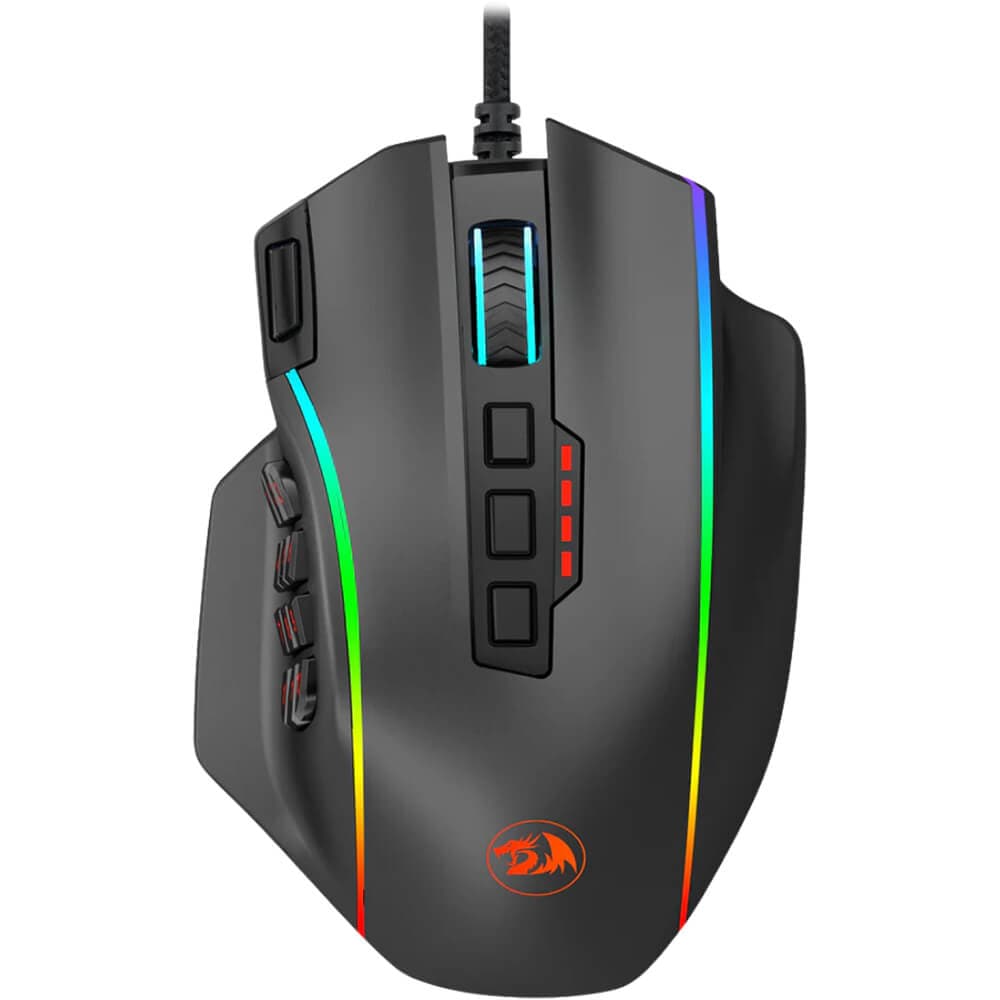 Redragon M901-K-2 PERDITION 4 Wired Gaming Mouse (Black)