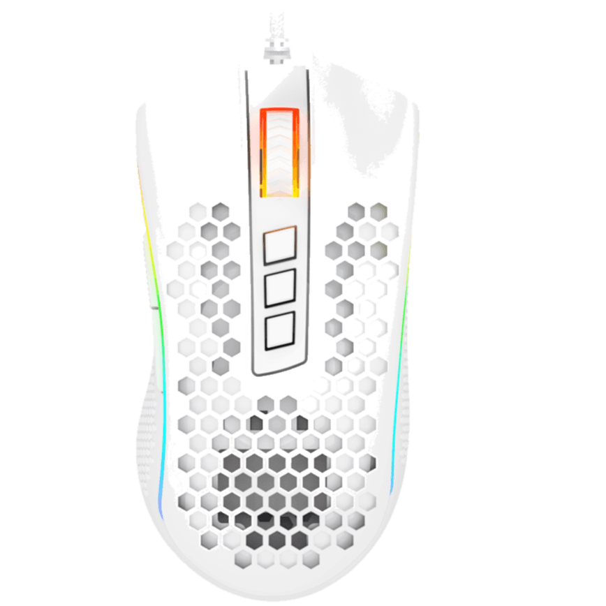 Redragon M988W STORM ELITE RGB Gaming Mouse (White)